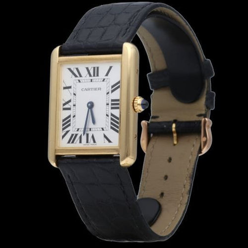 Montre Cartier Tank Solo - Montre en or jaune 58 Facettes MT46771
