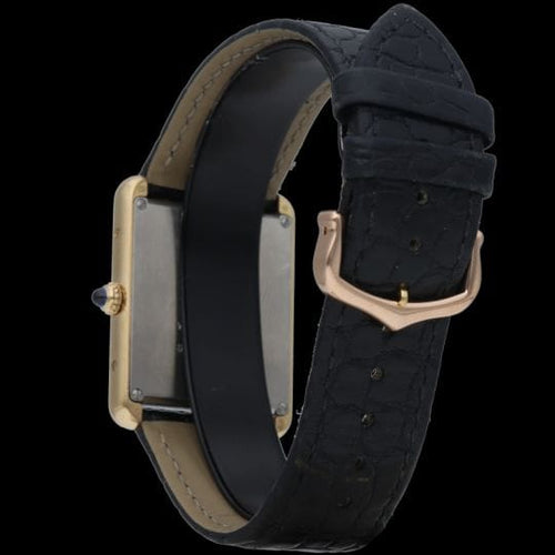 Montre Cartier Tank Solo - Montre en or jaune 58 Facettes MT46771