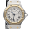 Montre Cartier Santos - Montre ronde octogonale en or jaune et acier 58 Facettes MT46781