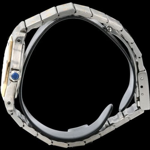 Montre Cartier Santos - Montre ronde octogonale en or jaune et acier 58 Facettes MT46782