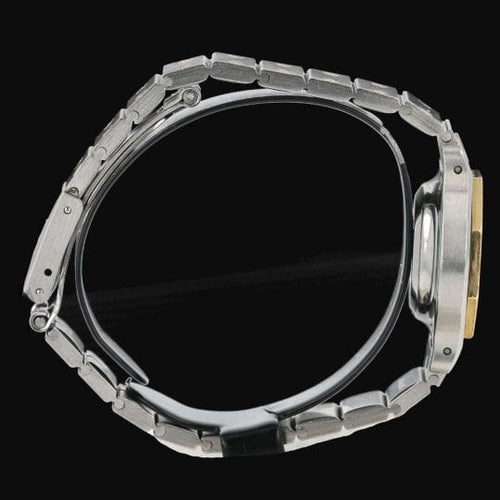 Montre Cartier Santos - Montre ronde octogonale en or jaune et acier 58 Facettes MT46783