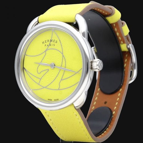Montre Hermès Arceau - Montre en acier 58 Facettes MT46091