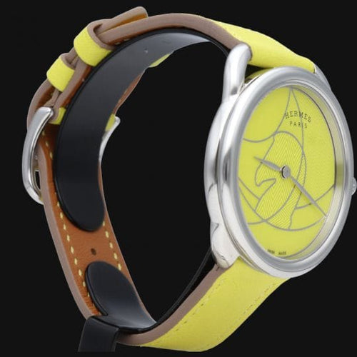 Montre Hermès Arceau - Montre en acier 58 Facettes MT46091