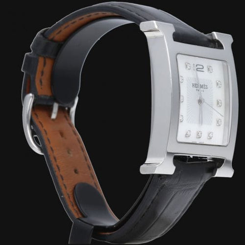 Montre Hermès Heure H - Montre en acier 58 Facettes MT46105