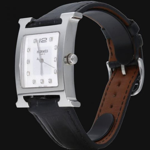 Montre Hermès Heure H - Montre en acier 58 Facettes MT46105