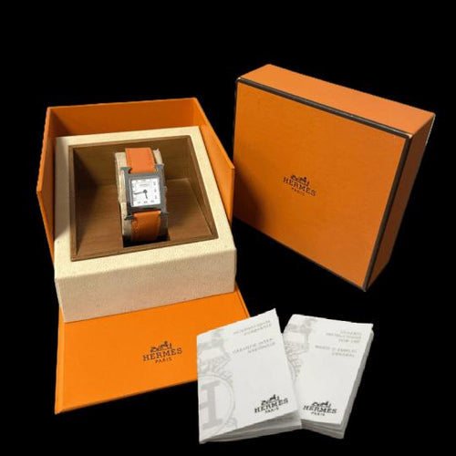 Montre Hermès Heure H - Montre femme en acier 58 Facettes MT46647