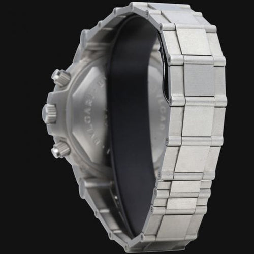 Montre Bulgari Diagono Scuba GMT - Montre en acier 58 Facettes MT46069