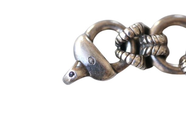 Arthus Bertrand Collier Cordage Nœud Marin en Argent