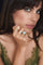 Bague 53 Bague ancienne serpents enroulés en deux ors et rubis 58 Facettes