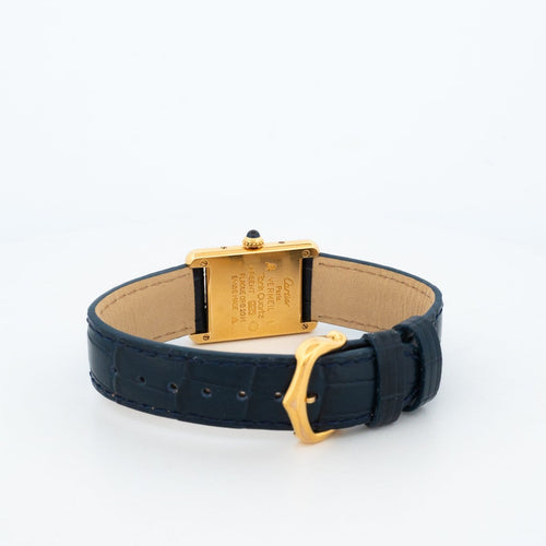 Montre Cartier Tank Must - Montre SM en vermeil cadran Trinity 58 Facettes 520