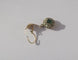 Boucles d'oreilles Dormeuses - Boucles d’oreilles en or jaune, perles, améthystes et pâte de verre 58 Facettes Boucles d'oreilles