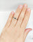 Bague 61 Alliance en palladium finement travaillée, taille 61 58 Facettes A07024