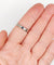 Bague 61 Alliance en palladium finement travaillée, taille 61 58 Facettes A07024