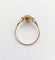Bague 53.5 Bague Art déco en or 18k, pierre bleue et monture géométrique 58 Facettes A07156
