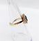 Bague 53.5 Bague Art déco en or 18k, pierre bleue et monture géométrique 58 Facettes A07156