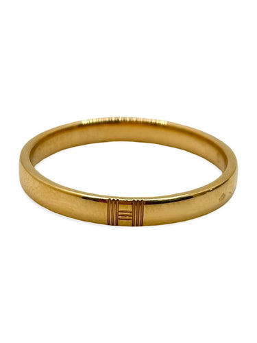 Bague 65 Hermès - Alliance en or jaune 18K 58 Facettes 1960