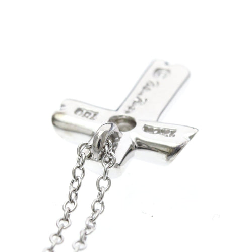 Pendentif Tiffany & Co. Etoile - Pendentif croix en or blanc et diamants 58 Facettes rp76x1hkwr