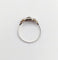 Bague 54.5 Bague tank Art déco en or blanc 18k et spinelle synthétique 58 Facettes A07171