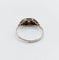 Bague 54.5 Bague tank Art déco en or blanc 18k et spinelle synthétique 58 Facettes A07171