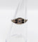 Bague 54.5 Bague tank Art déco en or blanc 18k et spinelle synthétique 58 Facettes A07171