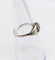 Bague 54.5 Bague tank Art déco en or blanc 18k et spinelle synthétique 58 Facettes A07171