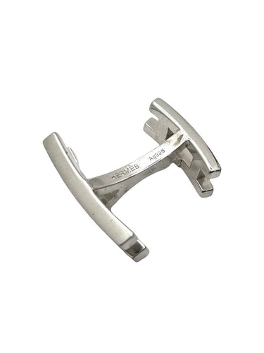 Boutons de manchette Hermès - Boutons de manchette en argent 925 58 Facettes 1955
