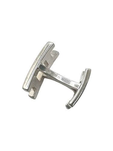 Boutons de manchette Hermès - Boutons de manchette en argent 925 58 Facettes 1956