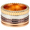 Bague 50 Boucheron Quatre - Bague en ors 18 carats et PVD marron 58 Facettes 195