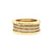 Bague 59 Bulgari B.Zero1 - Bague en or jaune et diamants 58 Facettes 35672