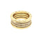 Bague 59 Bulgari B.Zero1 - Bague en or jaune et diamants 58 Facettes 35672