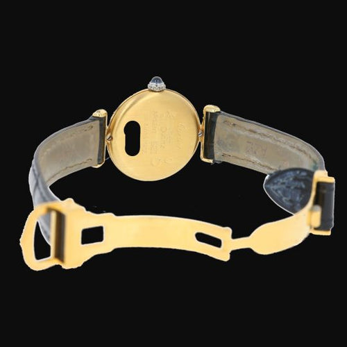 Montre Cartier Tank Vermeil - Montre en plaqué or 58 Facettes MT42586