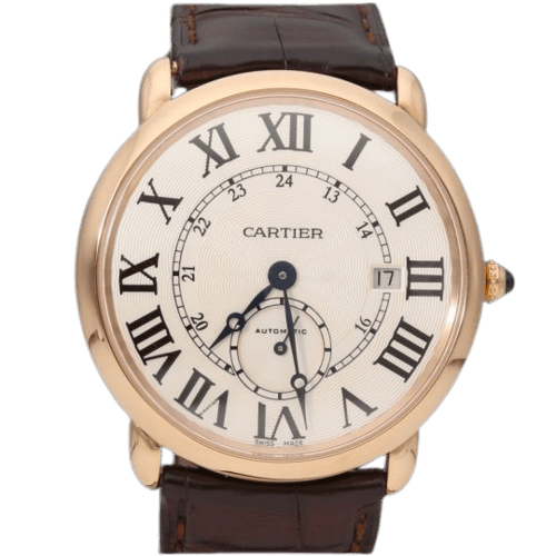 Montre Cartier Ronde Solo - Montre en or rose 58 Facettes MT46774