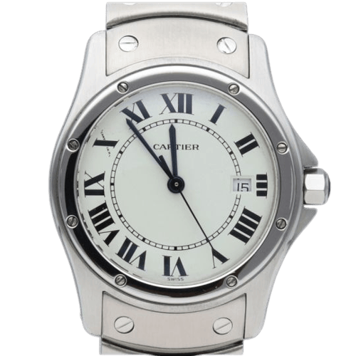 Montre Cartier - Montre Santos Ronde 58 Facettes MT46796