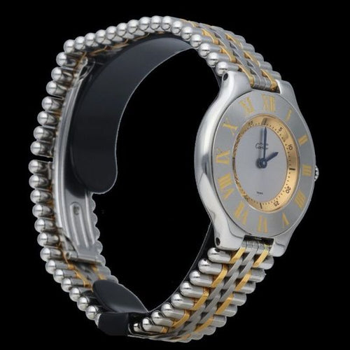 Montre Cartier Must 21 - Montre en or jaune 18K et acier 58 Facettes MT46810