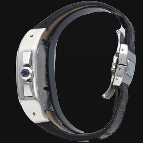 Montre Cartier Santos 100 - Montre en acier 58 Facettes MT46809
