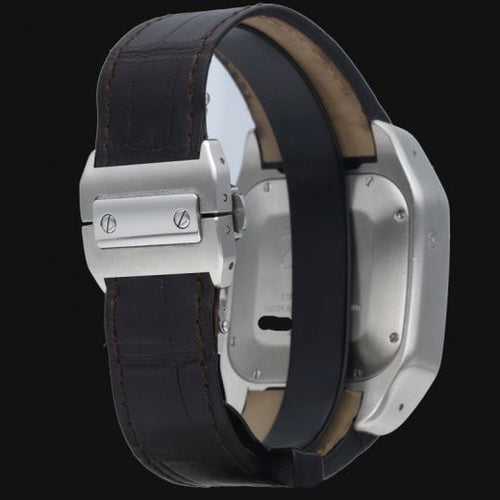 Montre Cartier Santos 100 - Montre en acier 58 Facettes MT46809