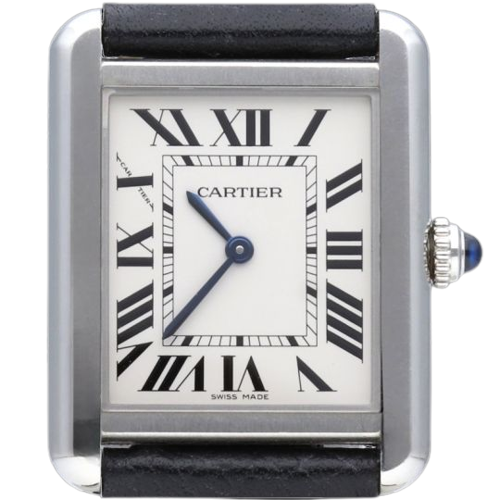 Montre Cartier Tank Solo - Montre en acier 58 Facettes MT46818