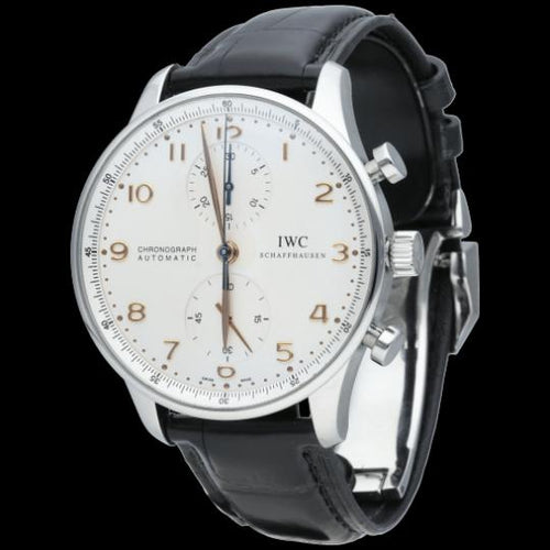 Montre IWC Portuguese - Montre Chronograph en acier 58 Facettes MT46822