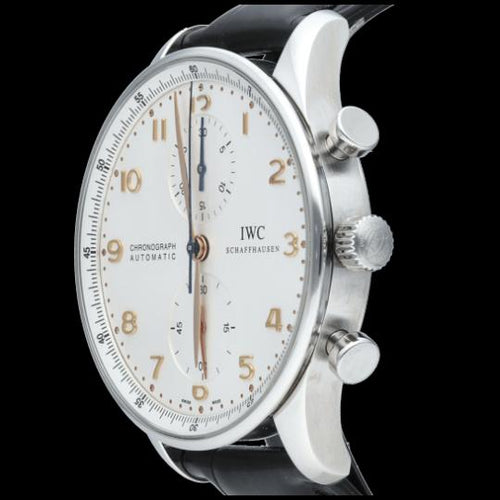 Montre IWC Portuguese - Montre Chronograph en acier 58 Facettes MT46822