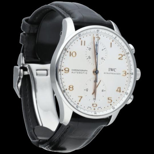 Montre IWC Portuguese - Montre Chronograph en acier 58 Facettes MT46822