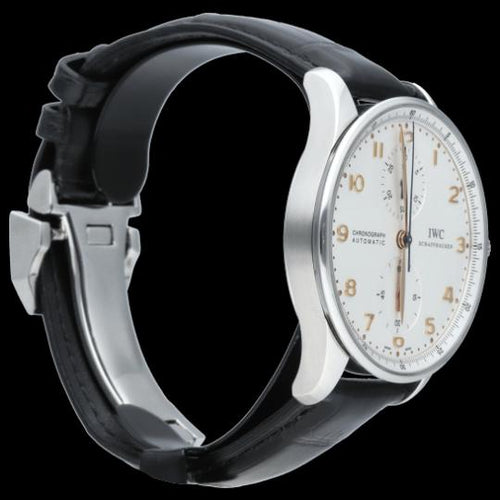 Montre IWC Portuguese - Montre Chronograph en acier 58 Facettes MT46822