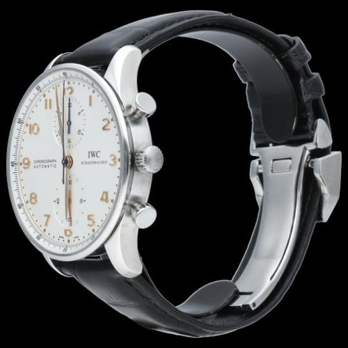 Montre IWC Portuguese - Montre Chronograph en acier 58 Facettes MT46822