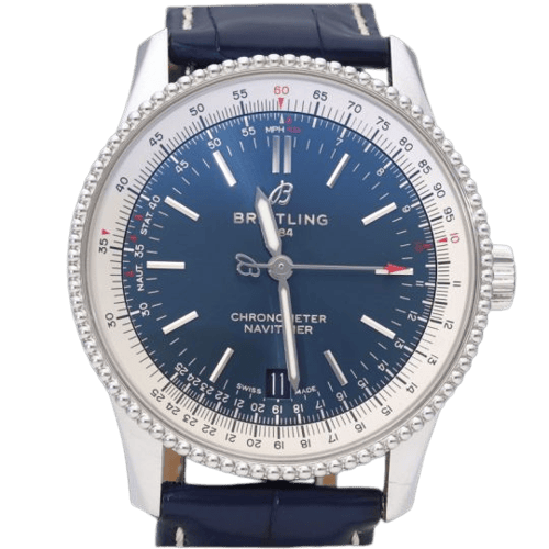 Montre Breitling Navitimer - Montre automatique 38 mm en acier 58 Facettes MT46163