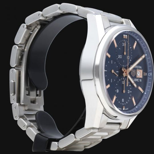 Montre TAG Heuer Carrera - Montre Calibre 16 en acier 58 Facettes MT46506