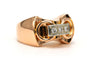 Bague 56 Bague Art déco en or jaune 18 carats et diamants 58 Facettes 23799