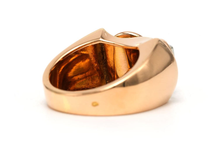 Bague 56 Bague Art déco en or jaune 18 carats et diamants 58 Facettes 23799