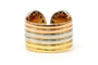 Bague 49 Cartier Double C - Bague en or jaune, blanc et rose avec diamants 58 Facettes B869