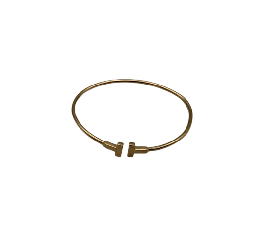 Bracelet Tiffany & Co T Wire - Bracelet en or rose 18K 58 Facettes EPO POMPE