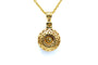Pendentif Pendentif contemporain en or jaune 18 carats et diamants 58 Facettes B874