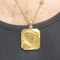 Pendentif Médaille Vierge à l'Enfant en or jaune 18K 58 Facettes CL193